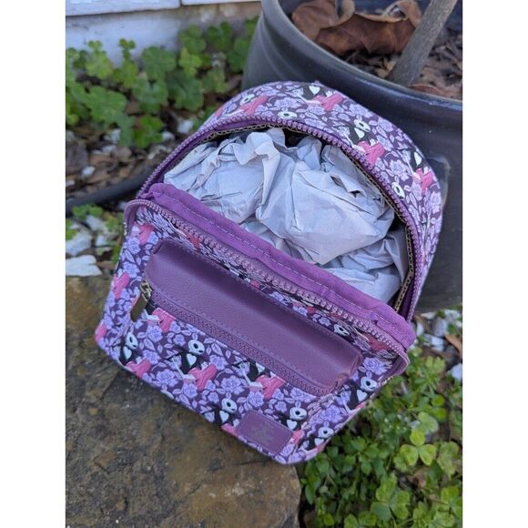 Mini Backpack  NBC Nightmare Before Christmas. Pink and purple Brand new BNWT main image 6